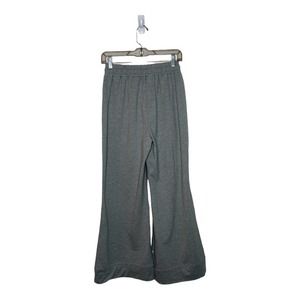 Luxe LA Grey Flare Yoga Pants Flared Sweat Pants, Bell Bottom Yoga Pants Size M